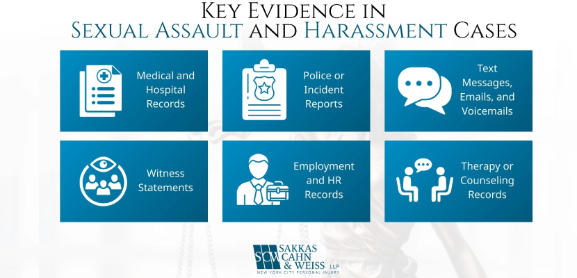 Key Evidence In Sexual Assault And Harassment Cases